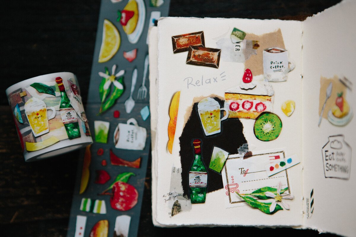 Paper Craft - Eat Something PET 膠帶