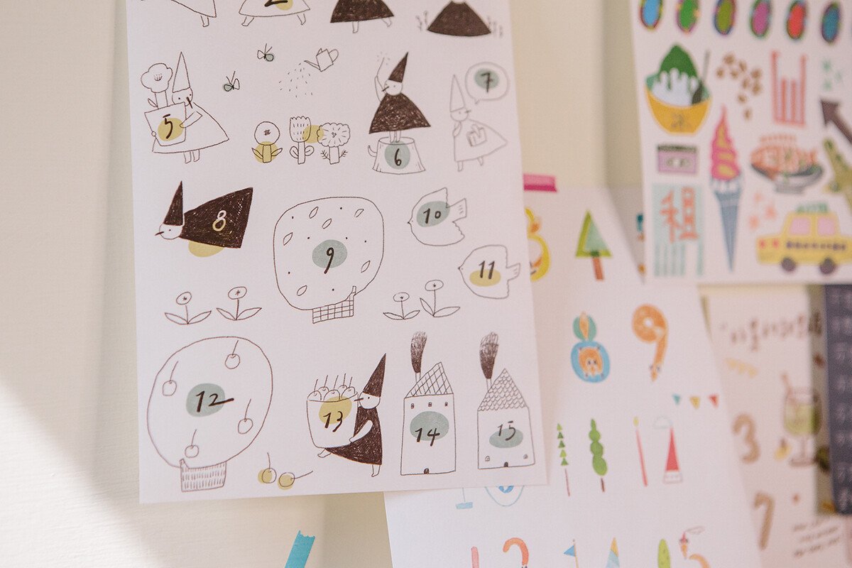 Homemaker Collab Date Cut-Out Stickers
