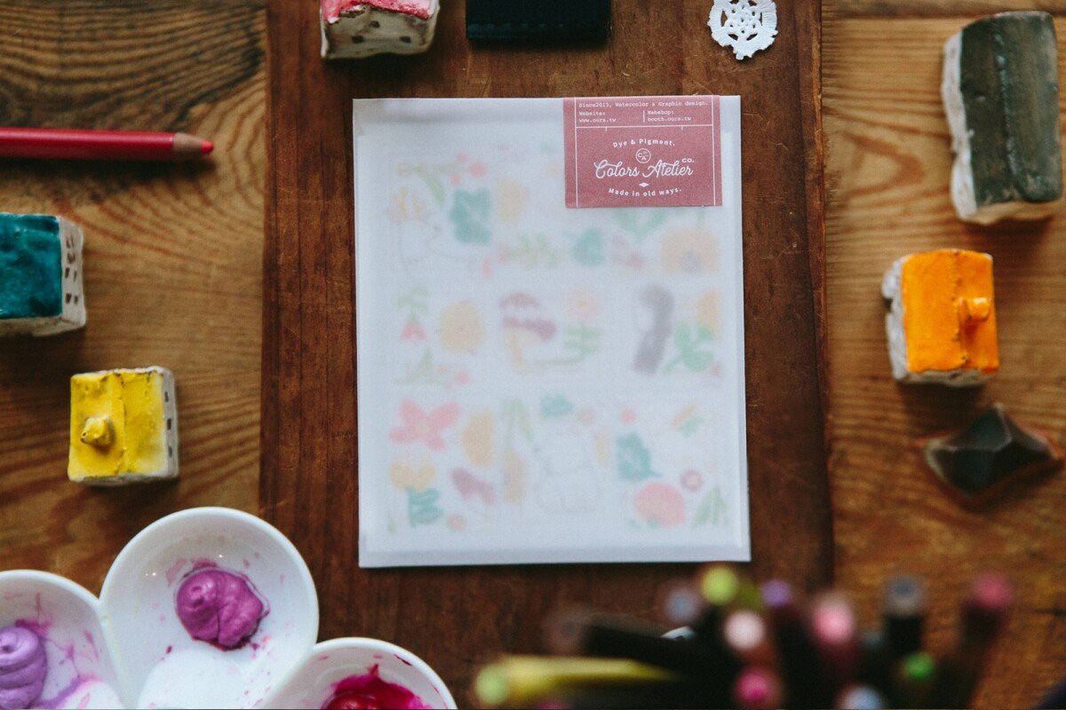 Nordic Seasons - Spring - Stamp Style Sticker