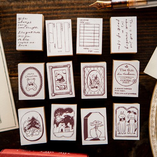 "The Gift" Series Rubber Stamp