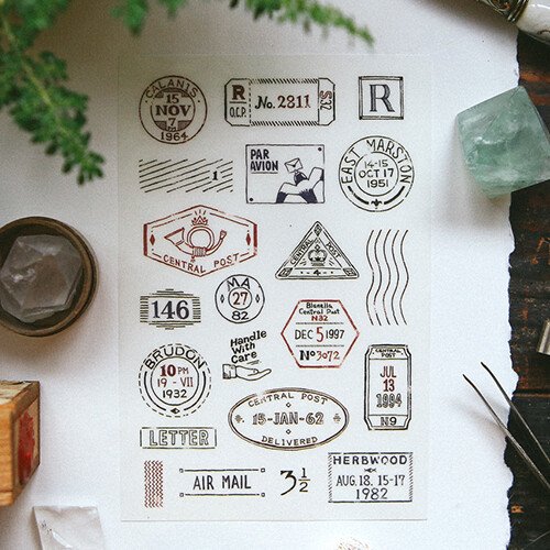 Postmark Transfer Sticker