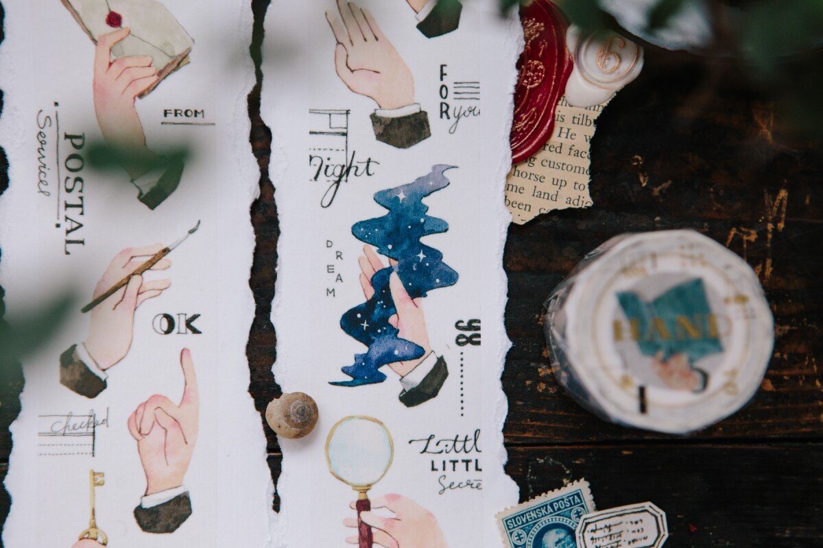 Hand masking tape