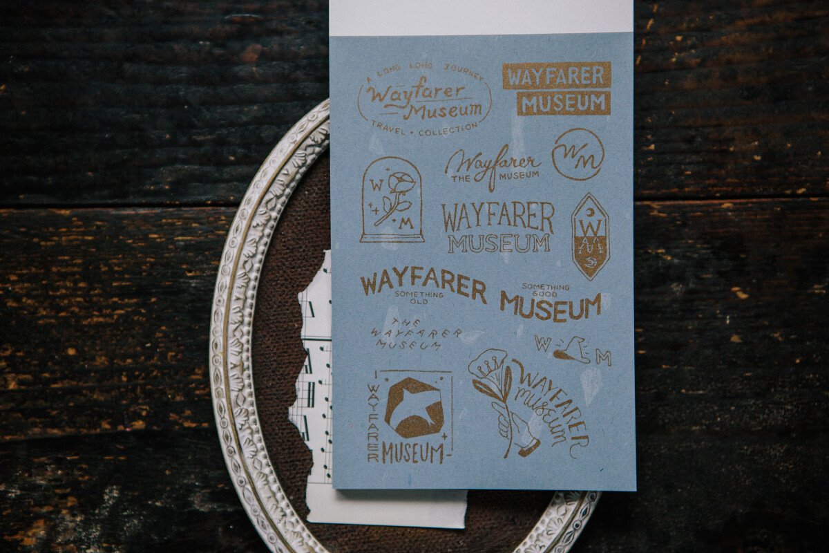 Vintage Logos RISO Scrapbooking Paper Book