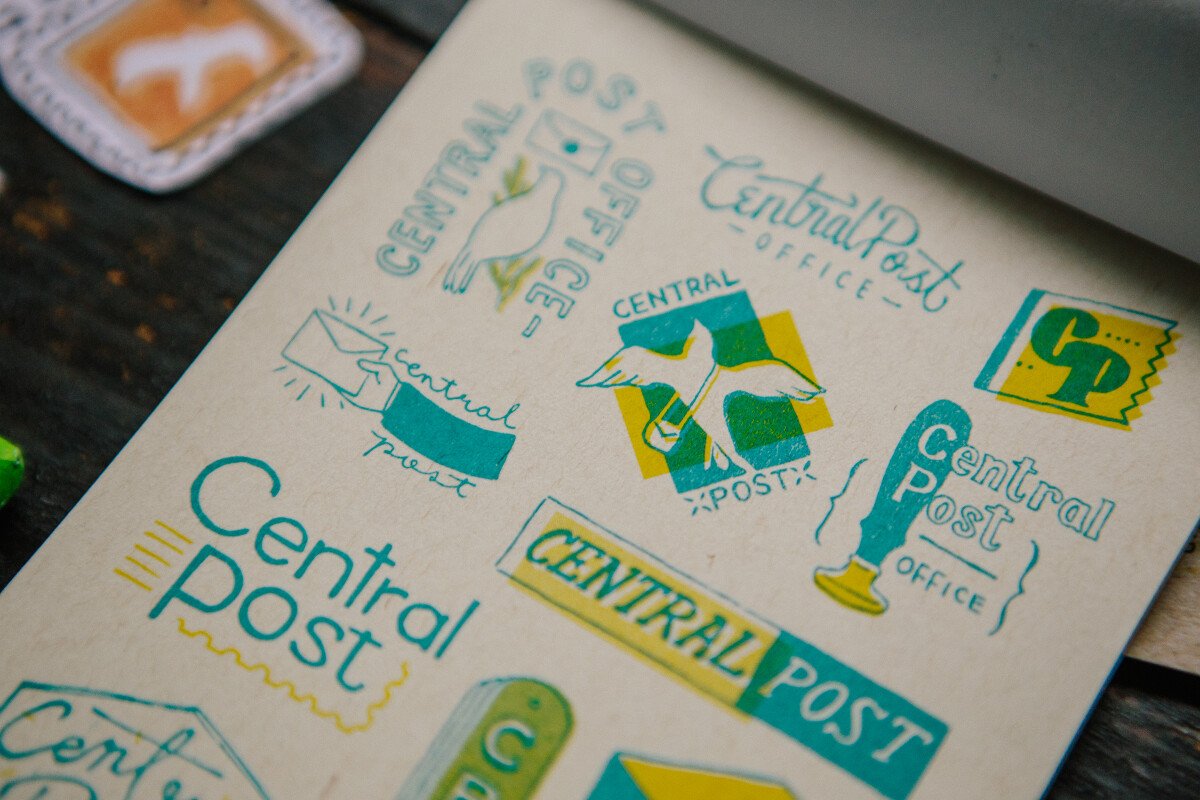 Vintage Logos RISO Scrapbooking Paper Book
