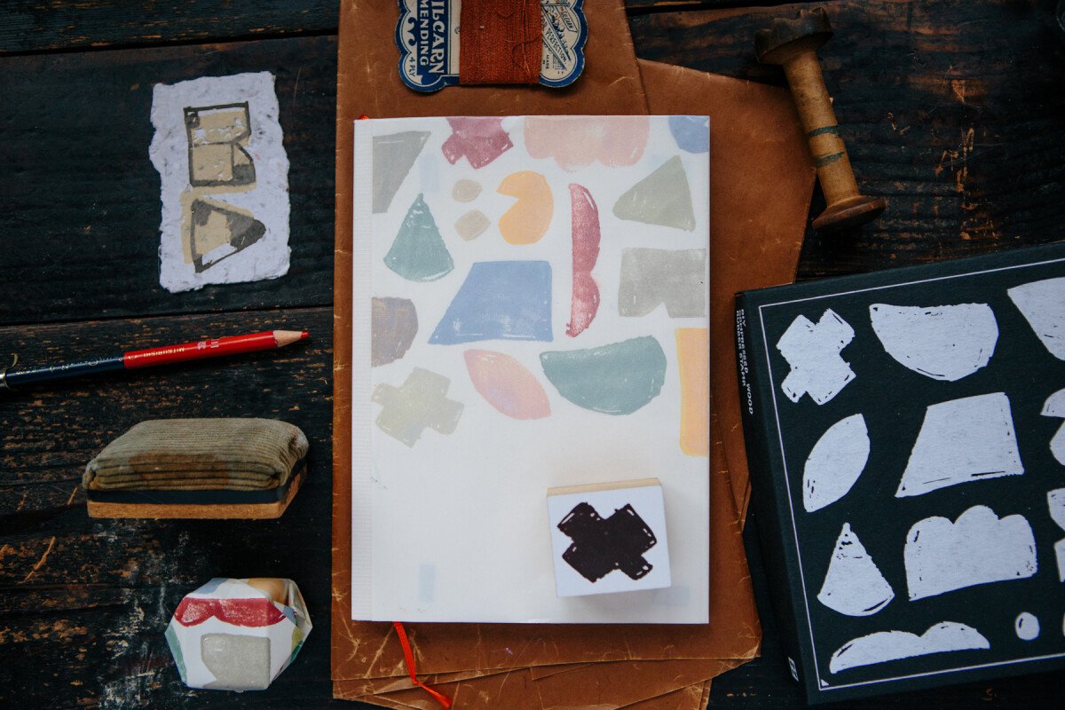 Rough Blocks DIY Rubber Stamp