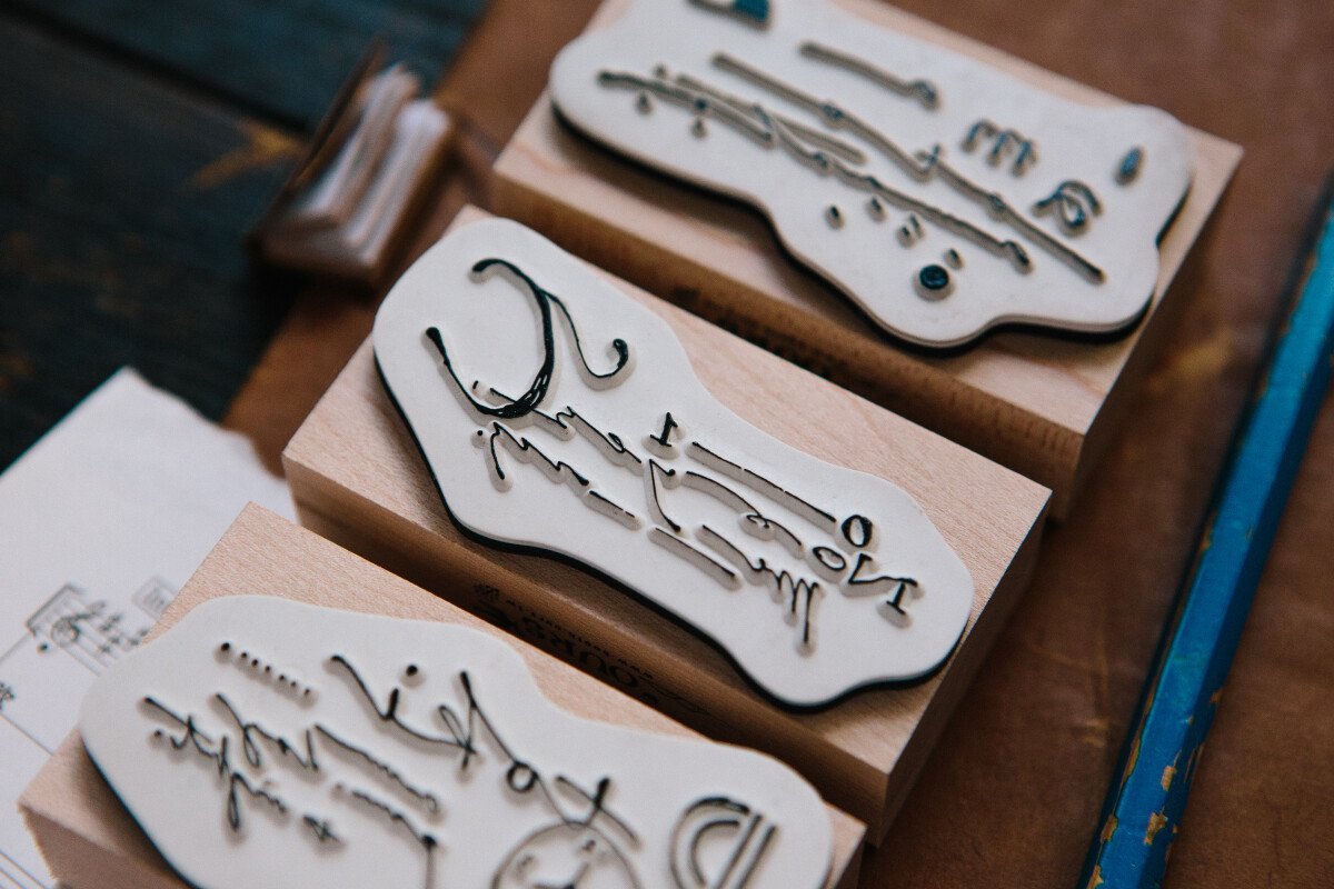 Daily Cursive-A Rubber Stamp Set