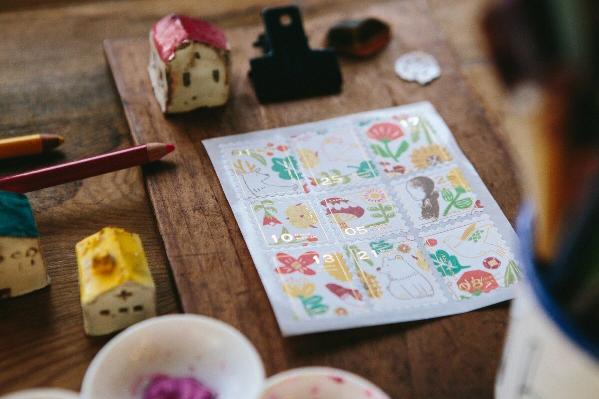 Nordic Seasons - Spring - Stamp Style Sticker