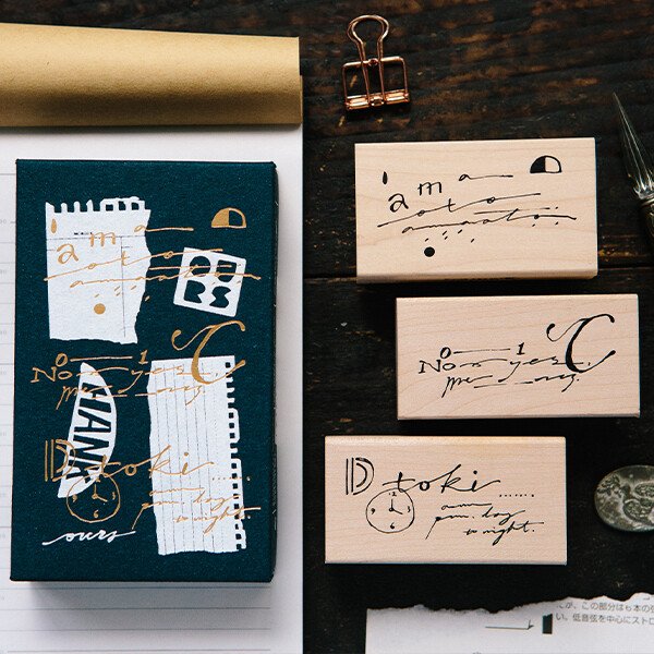 Daily Cursive-A Rubber Stamp Set