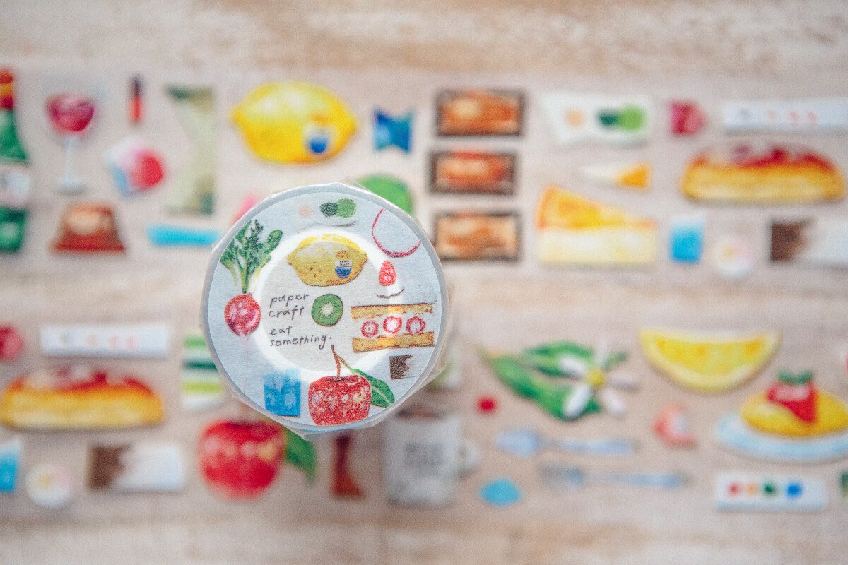 Paper Craft - Eat Something PET 膠帶