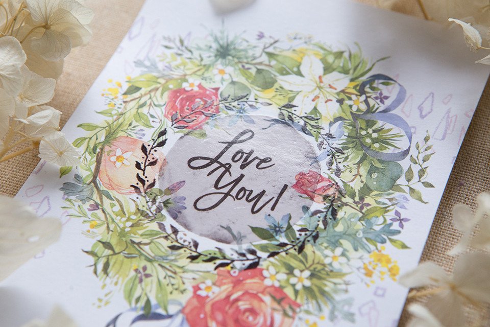 Heat-Sensitive Postcard - Garden Whispers