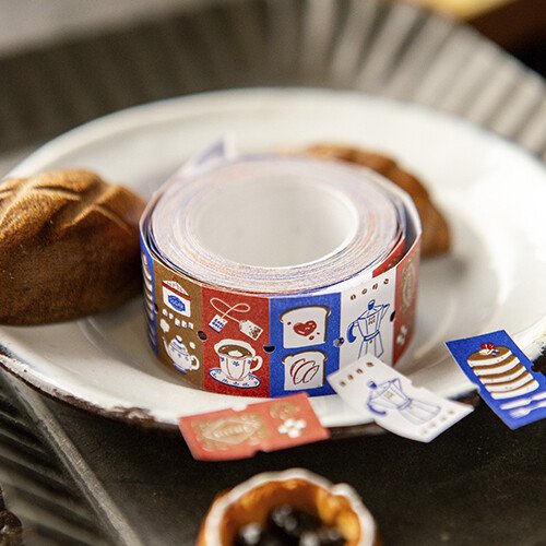 Milk Tea and Honey Label Sticker Roll