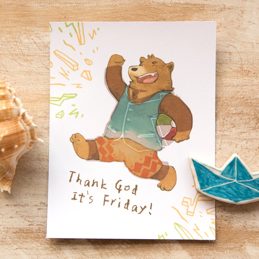 Heat-Sensitive Postcard - TGIF
