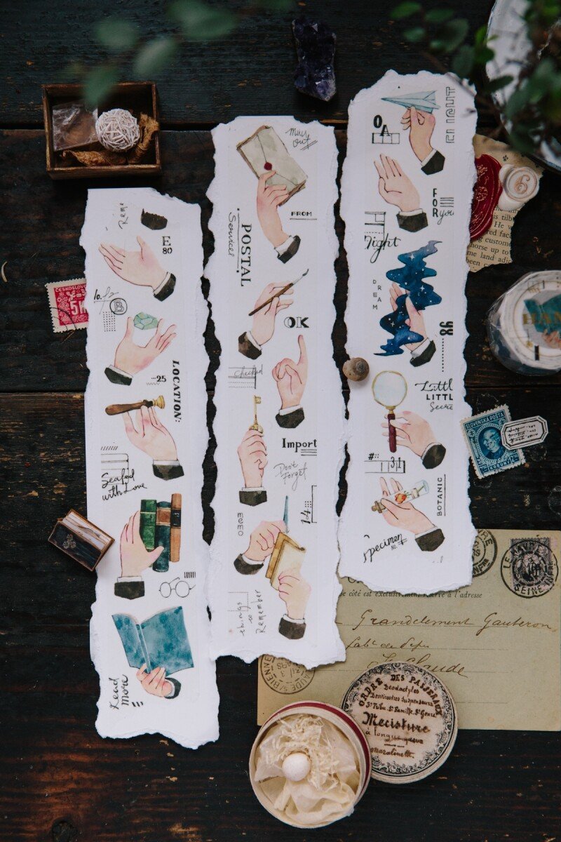 Hand masking tape