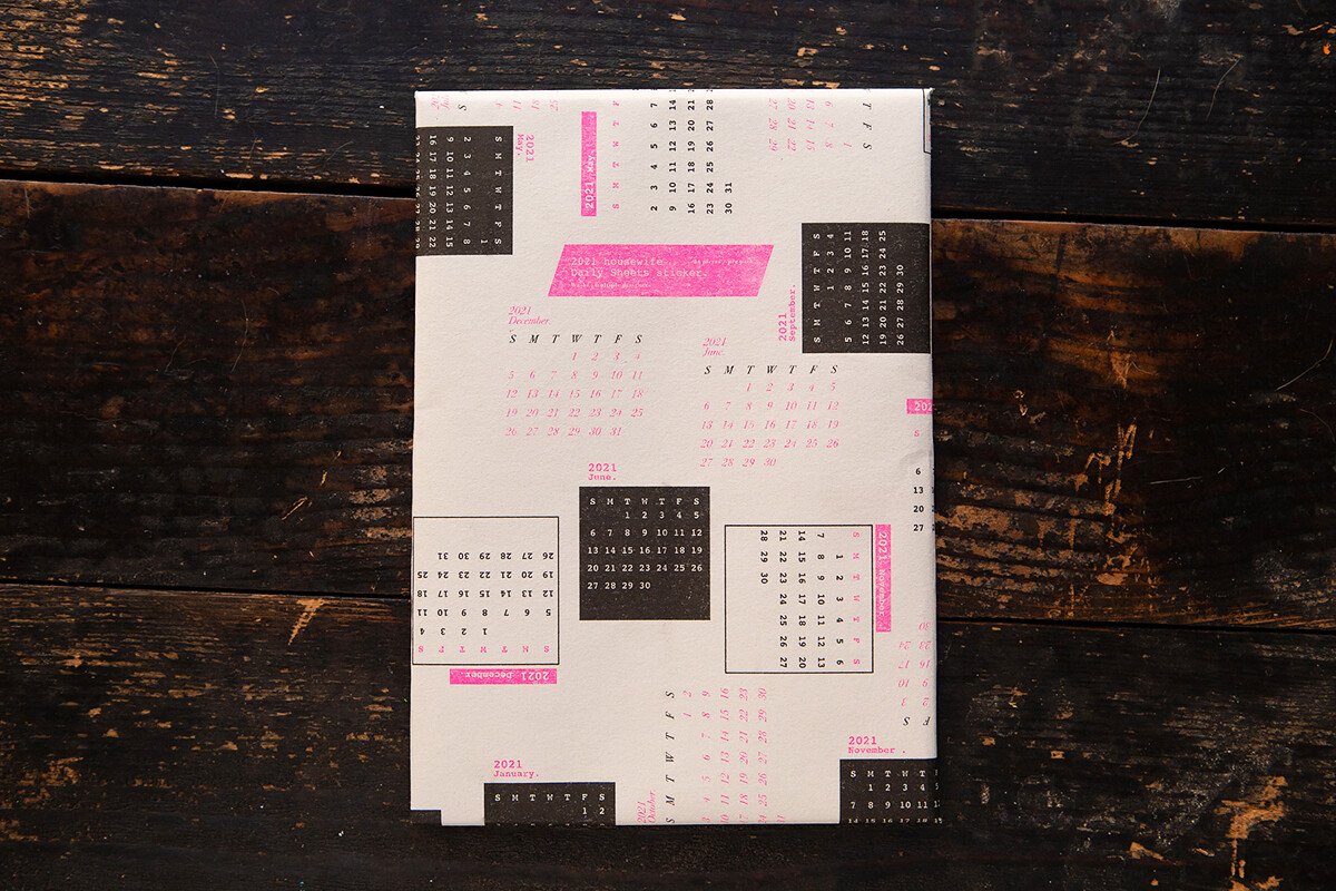 Homemaker Collab Date Cut-Out Stickers