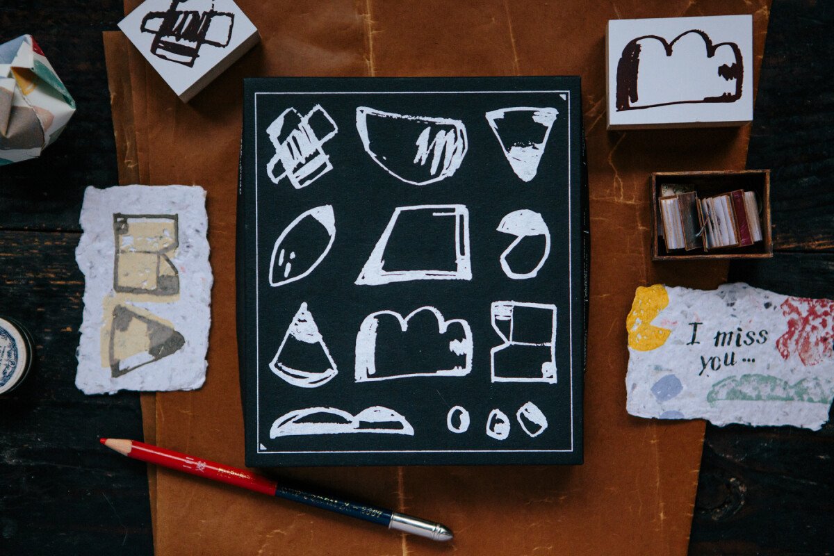 Rough Shapes DIY Rubber Stamp