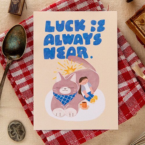 Lucky Star Post Card "Little Break"