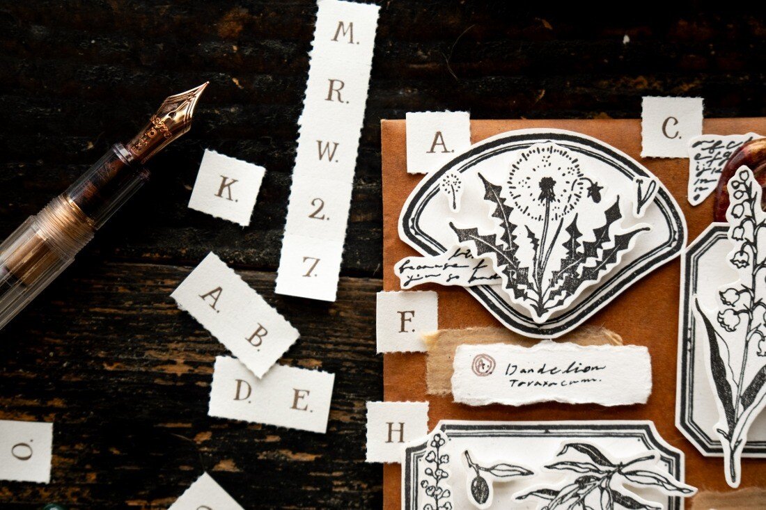 Letters (No Frame) Letterpress Book