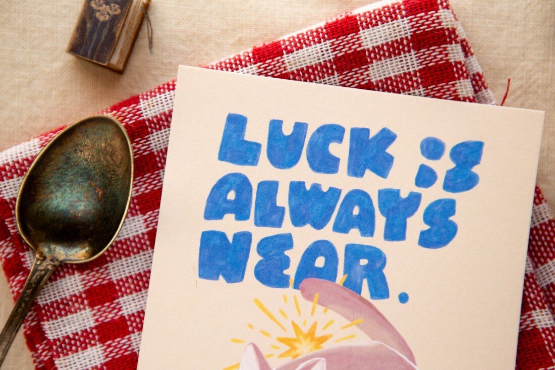 Lucky Star Post Card "Little Break"