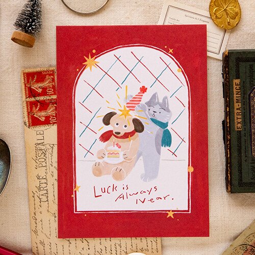 Lucky Star Post Card "Surprise"