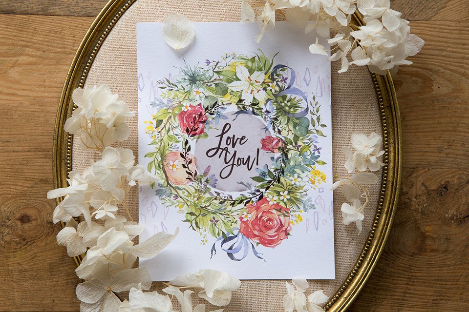 Heat-Sensitive Postcard - Garden Whispers