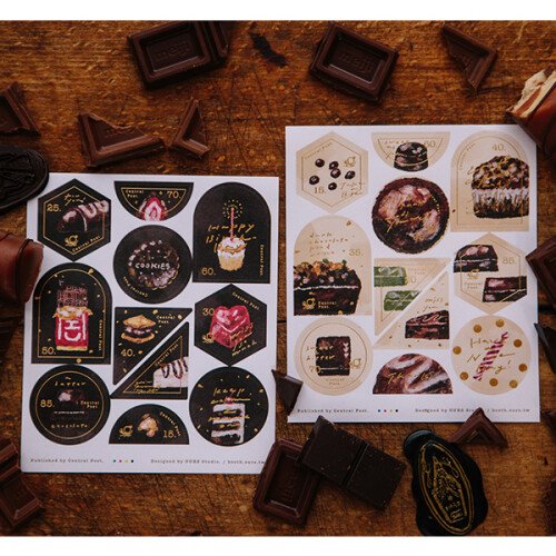 Chocolate Stamp Sticker