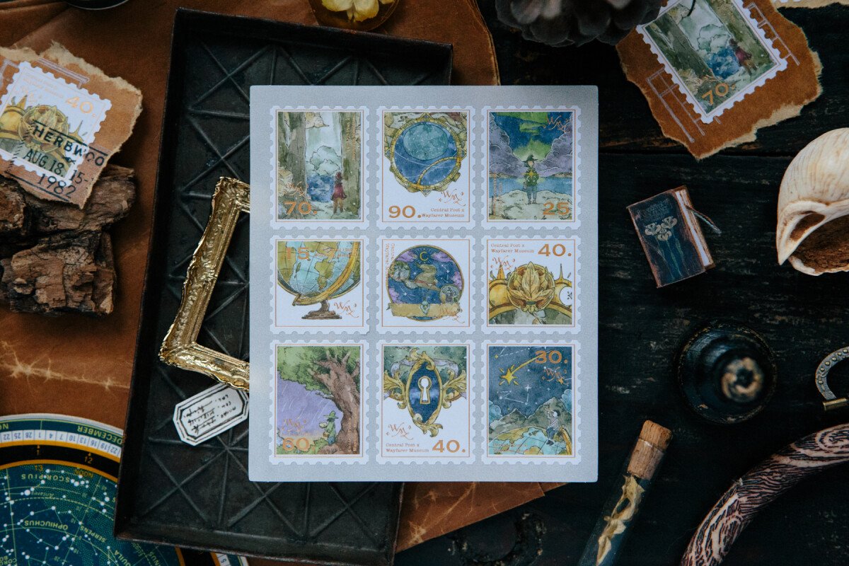 Wayfarer stamp sticker