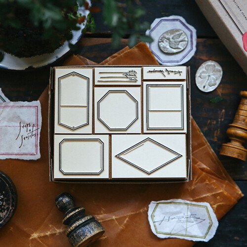 Specimen DIY Rubber Stamp Set