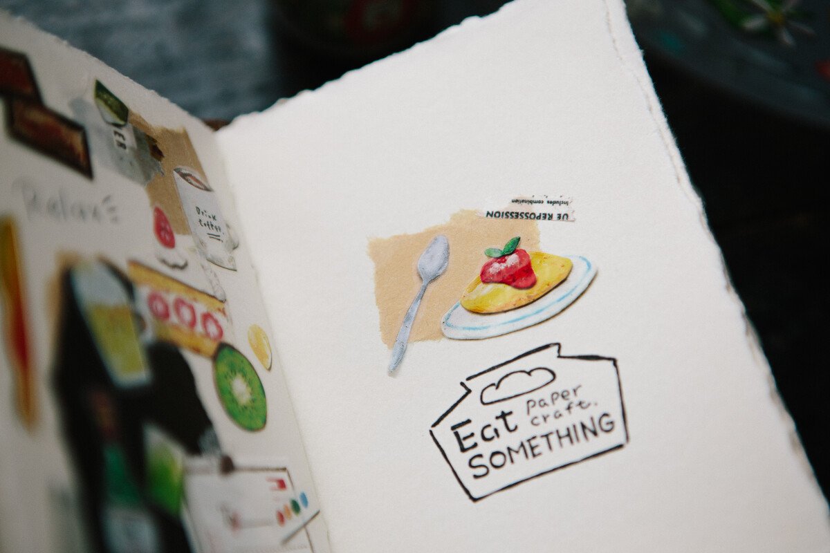 Paper Craft - Eat Something PET 膠帶