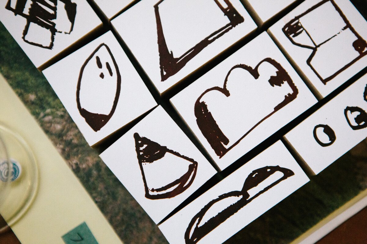Rough Shapes DIY Rubber Stamp
