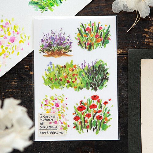 Bright Bloom Transfer Sticker