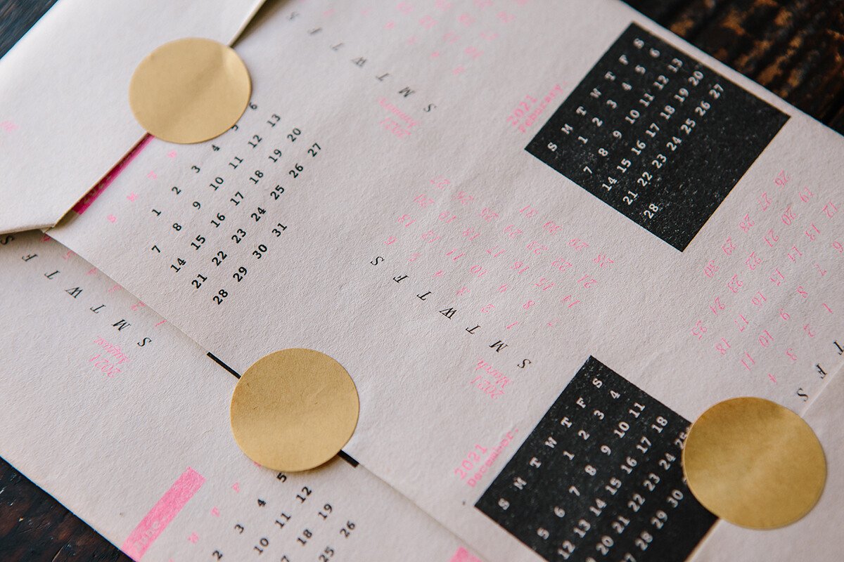 Homemaker Collab Date Cut-Out Stickers