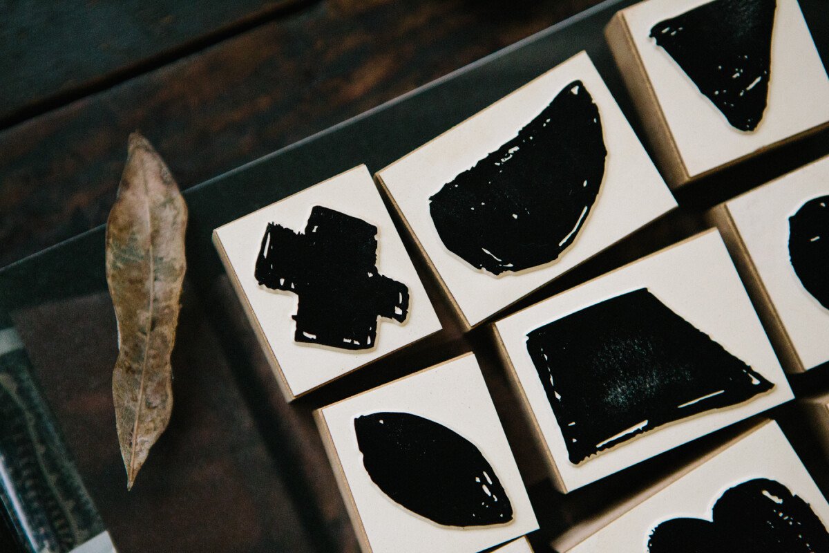 Rough Blocks DIY Rubber Stamp