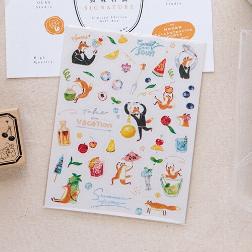Signature OURS x Hello Studio Sticker Pack