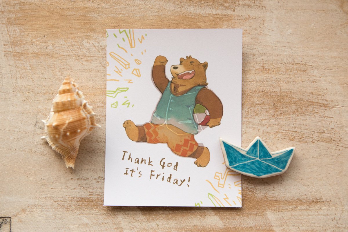 Heat-Sensitive Postcard - TGIF