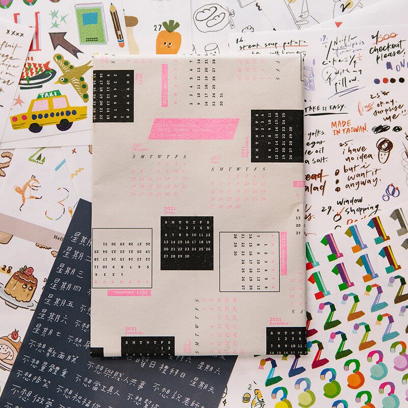 Homemaker Collab Date Cut-Out Stickers