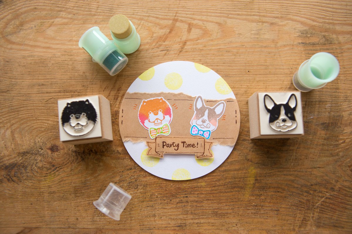 Dog Party DIY Stamp Set