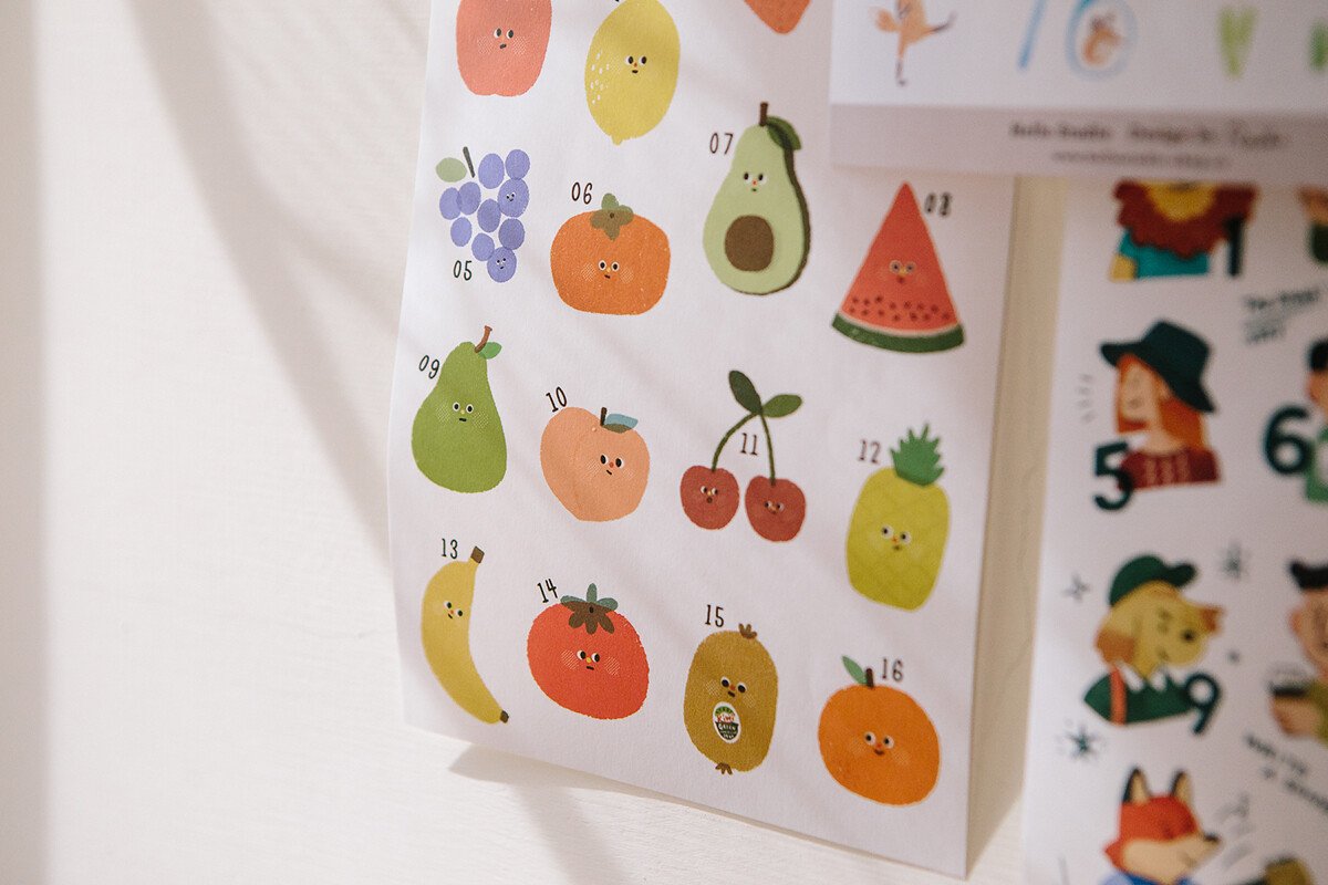 Homemaker Collab Date Cut-Out Stickers