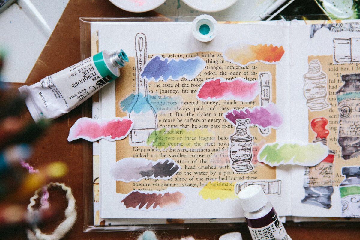 Watercolor Strokes Sticker Pack