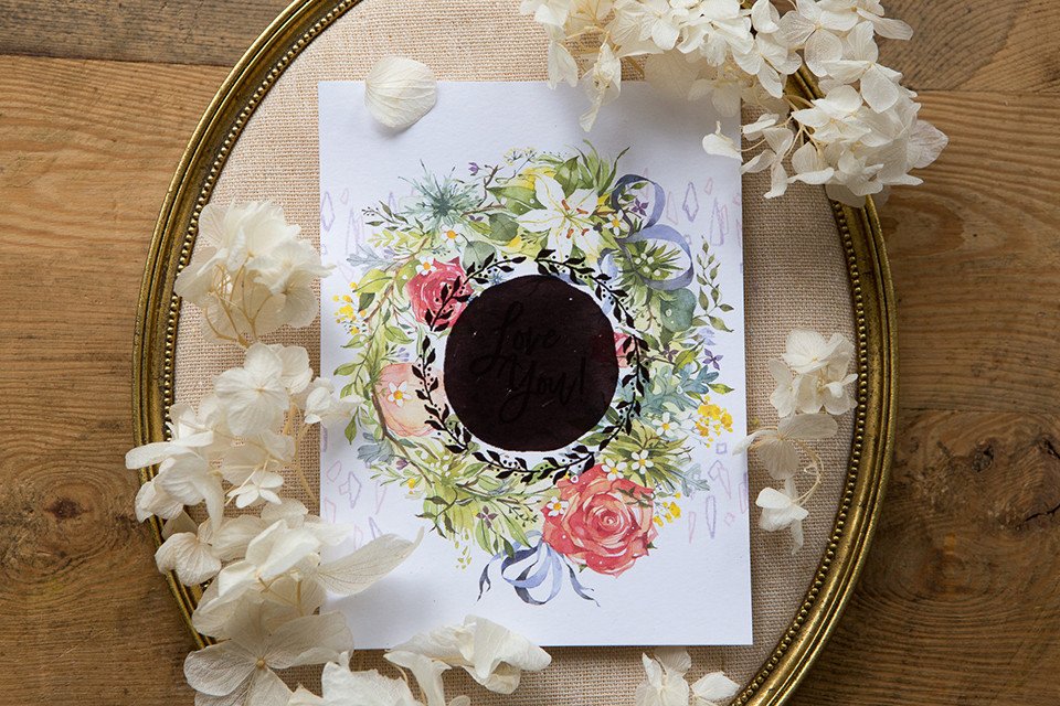 Heat-Sensitive Postcard - Garden Whispers