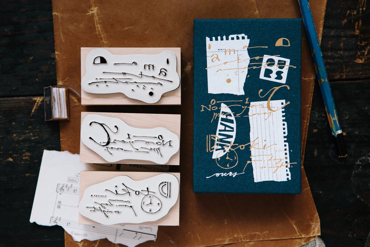 Daily Cursive-A Rubber Stamp Set