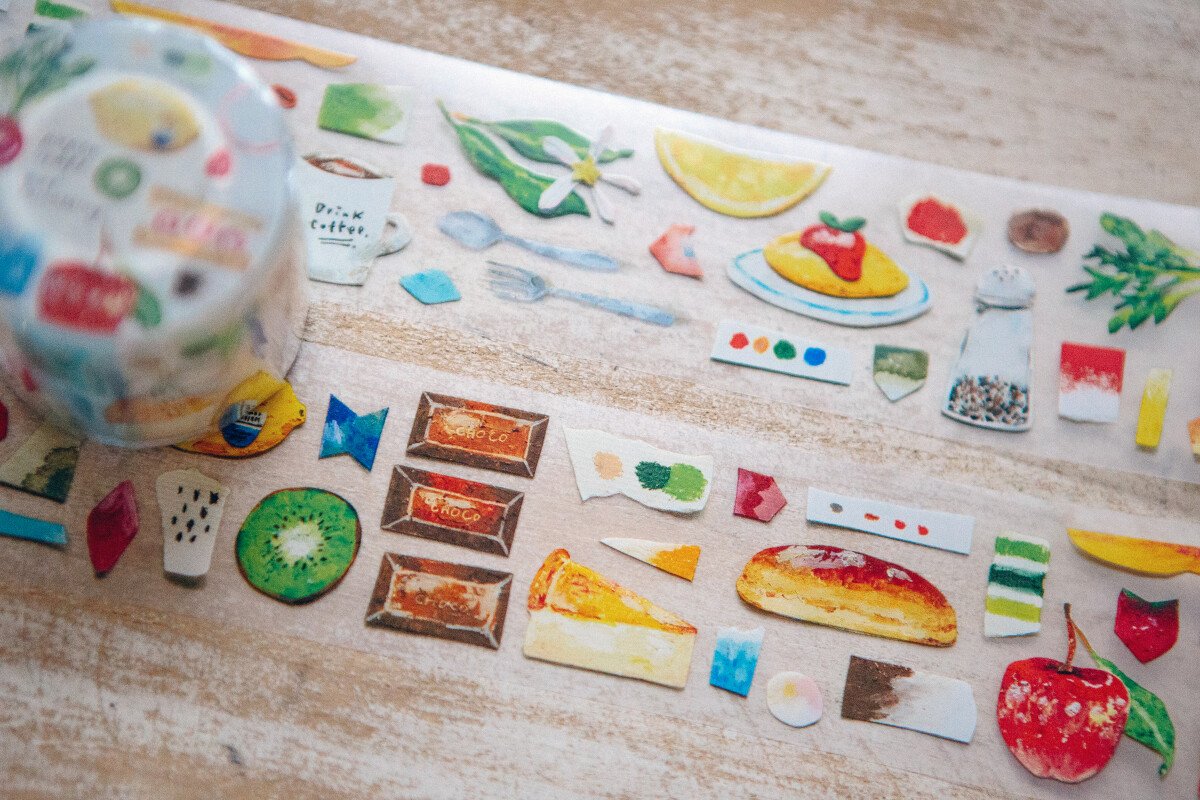 Paper Craft - Eat Something PET 膠帶