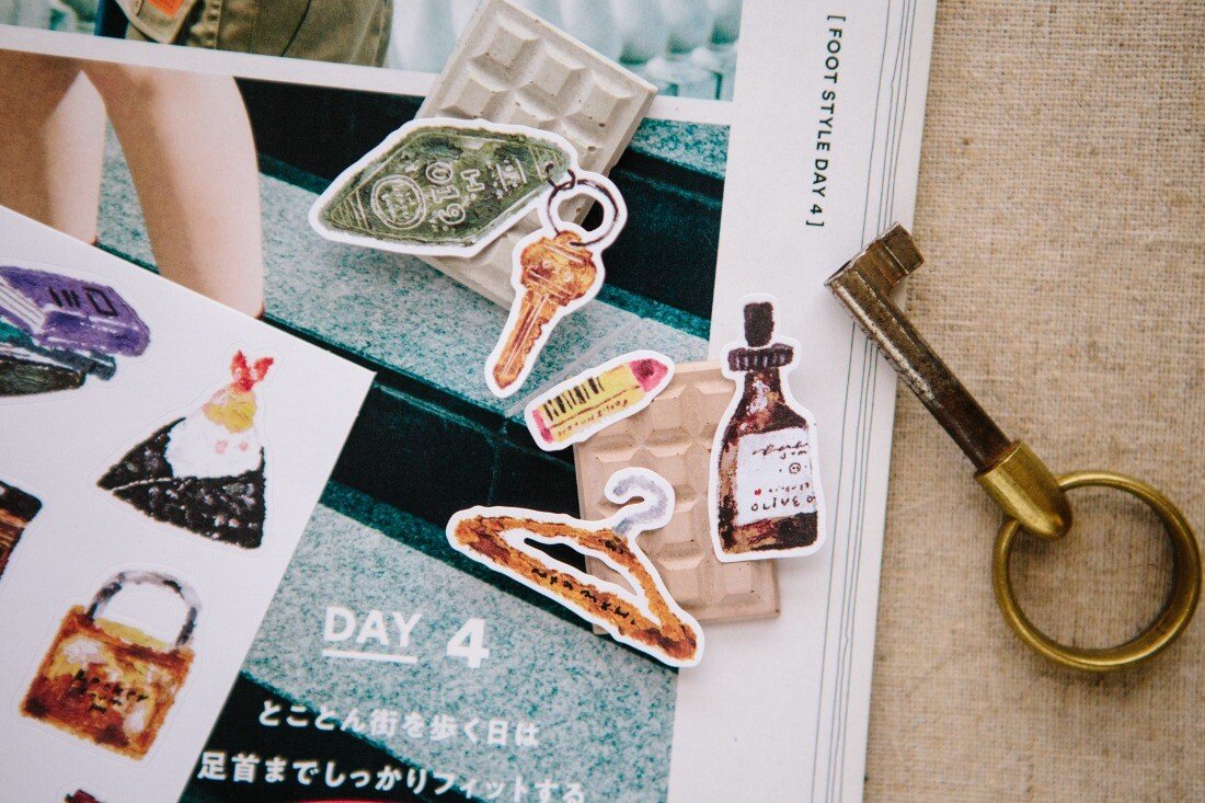 日常雜貨 貼紙包